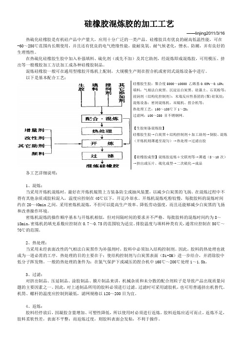 硅橡胶混炼胶