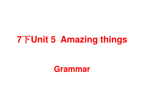 Unit5Grammar-江苏省盐城市亭湖区永丰初级中学七年级英语下册课件(共21张PPT)