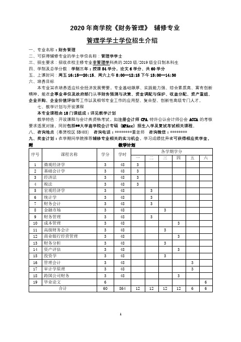 管理学学士学位招生介绍【模板】