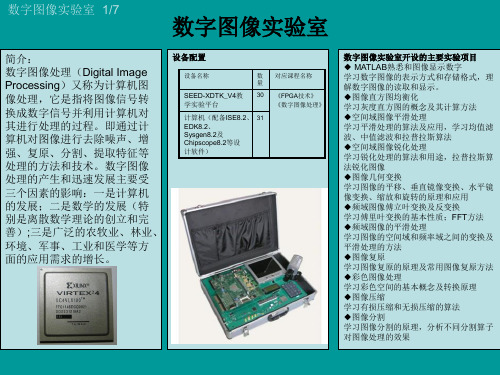 数字图像处理技术简介