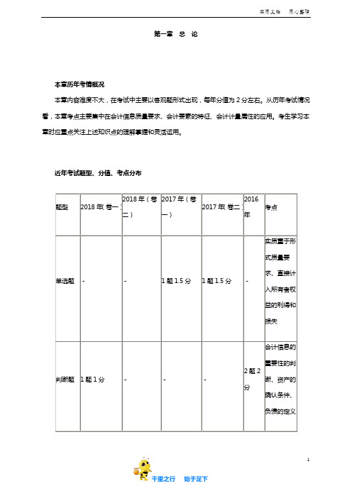 2019精讲讲义中级会计实务01