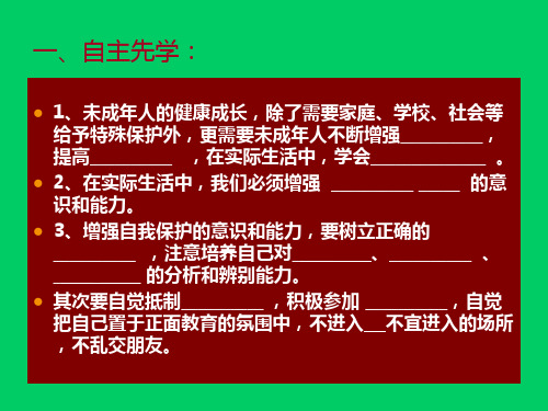 第22课 增强自我保护的意识和能力 课件