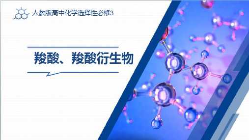 3.4 羧酸 羧酸衍生物    课件 高二下学期化学人教版(2019)选择性必修3