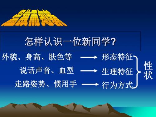 北师大版初中生物八上第六单元20.2《性状遗传的物质基础》 课件 (共38张PPT)