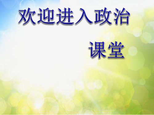 政治：《民主决策：作出最佳选择》课件13(18张PPT)(人教版必修2)