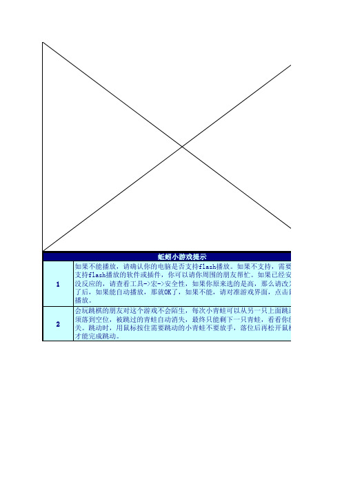 智力跳棋小青蛙