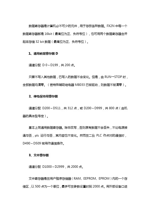 实例讲解之三菱PLC数据寄存器,那些你不知道的种类及用法