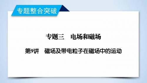 2019年高考物理二轮专题复习课件:第9讲+磁场及带电粒子在磁场中的运动+