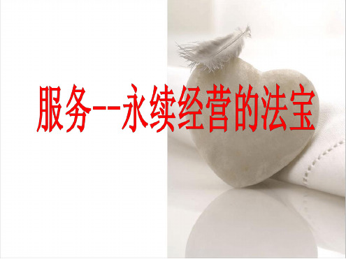 保险客户服务 课件