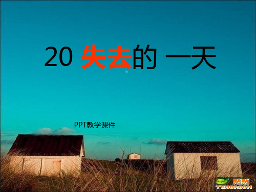 失去的一天(1)PPT课件