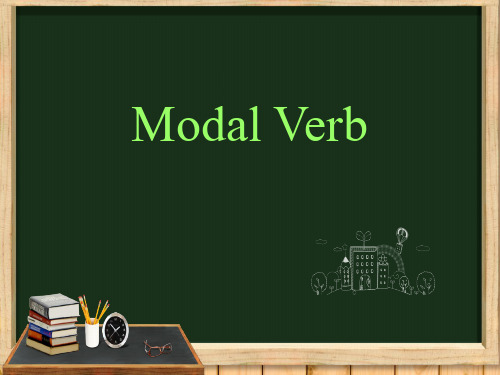 初三复习Funny Modal Verbs情态动词 精品版