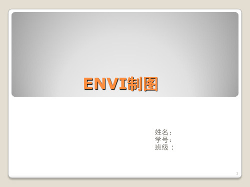 ENVI制图详细操作-文档资料