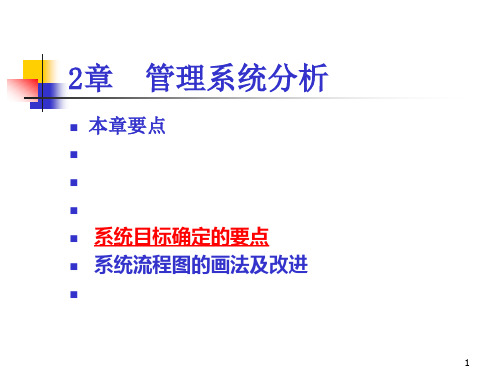 管理系统分析PPT课件