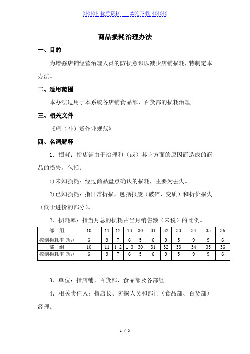 超市商品损耗管理办法,加强防损意识,减少店铺商品损耗 - 零售卖场仓库