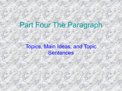 2013 English Writing The Paragraph 2