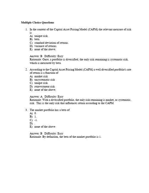 INVESTMENT8THTESTBANKCHAP09