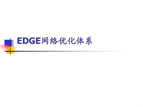 EDGE网络优化体系研究