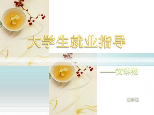 就业指导——就业准备(面试)