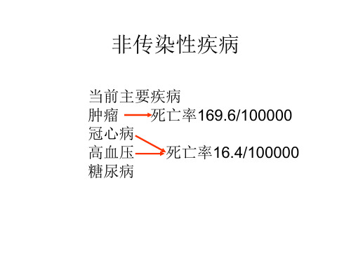 非传染性疾病--浙教版