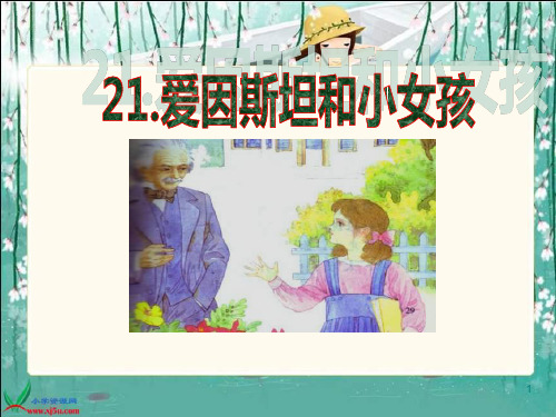 完整版《爱因斯坦和小女孩》PPT课件