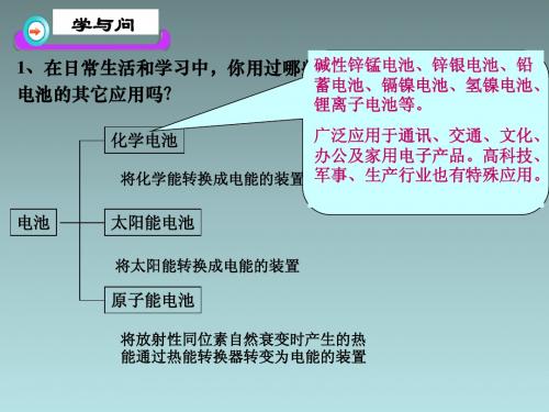 高中化学人教版选修四：4.2化学电源