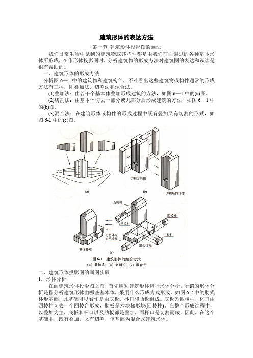 建筑形体的表达方法