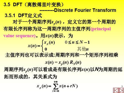 信号分析与处理3-3DFT