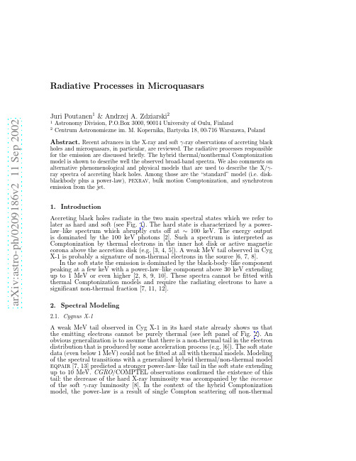 Radiative Processes in Microquasars