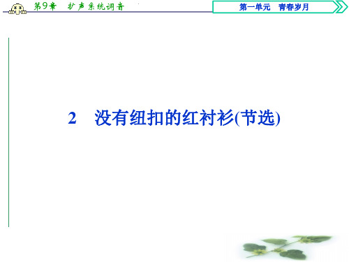 语文鲁人选修中国现当代小说选读课件：第一单元 2没有纽扣的红衬衫(节选)