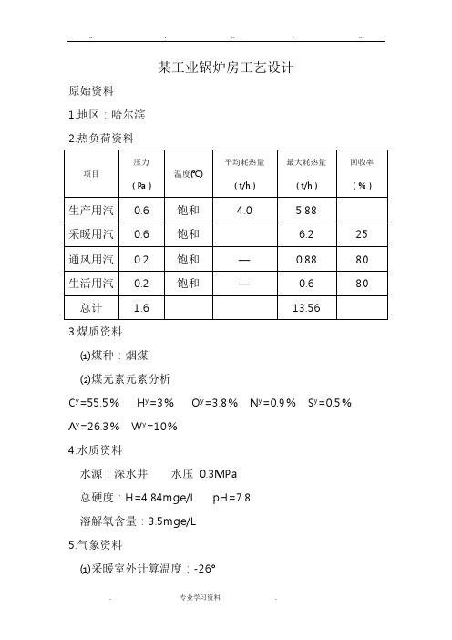 10吨锅炉计算书