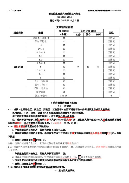 消防给水及消火栓系统技术规范GB50974-2014