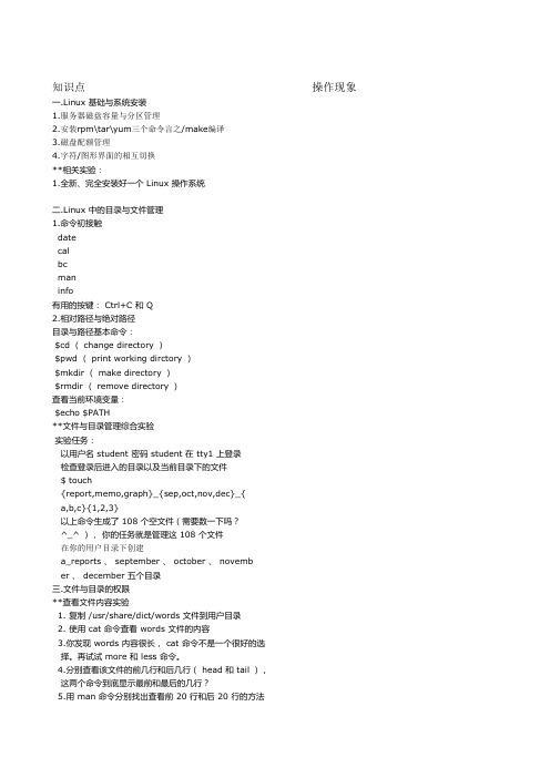 linux知识点