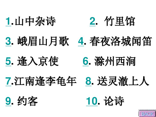 七年级语文下学期课外诗歌十首课件(PPT)3-3