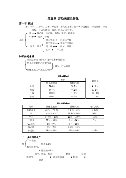 化工工艺培训资料(第5章 裂解气分离裂解气的净化与分离)