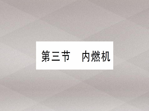 第十三章 第三节 内燃机—2020秋沪科版九年级物理上册课件