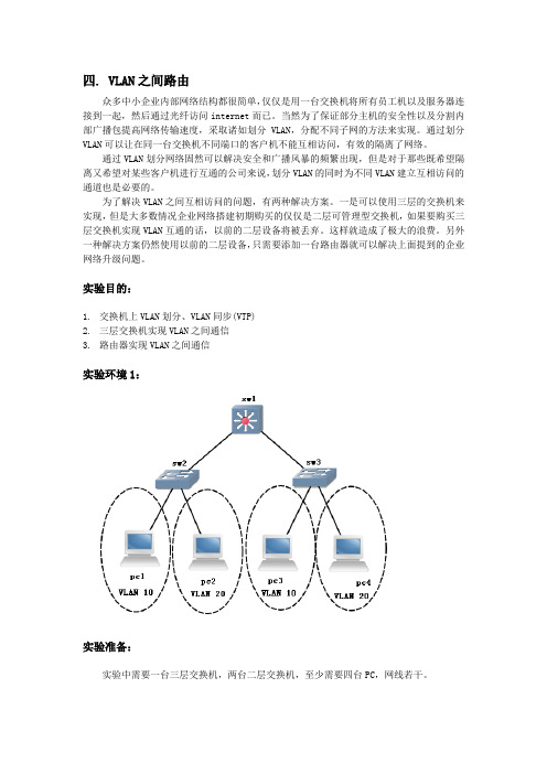 vlan之间路由