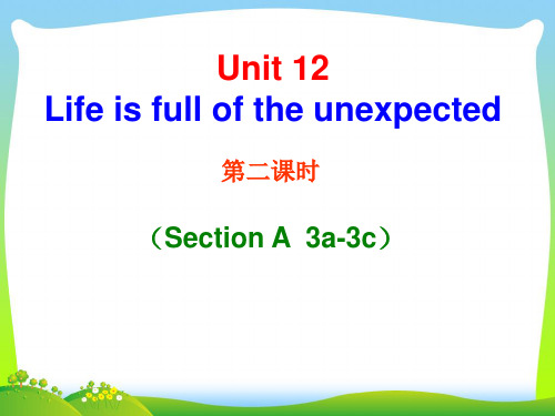 新人教版九年级英语 Unit12 第二课时-课件.ppt