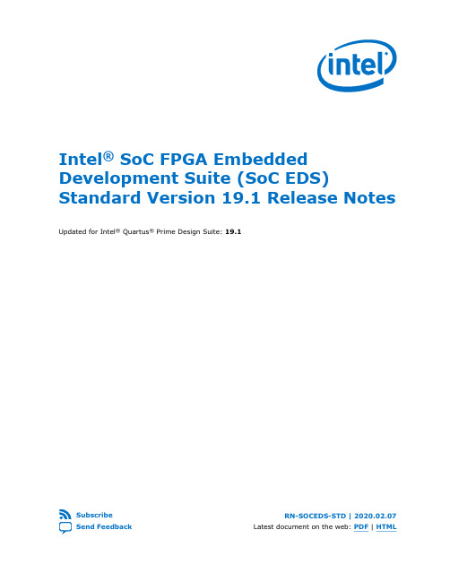 Intel SoC FPGA Embedded Development Suite (SoC EDS