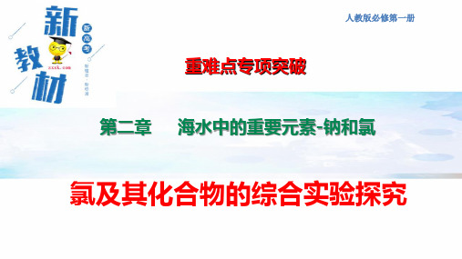 专题突破10 氯及其化合物的综合实验探究-2022-2023学年高一化学同步重难点专项突破