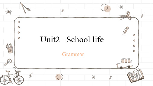 八上英语课件 Unit2 Grammar 课件