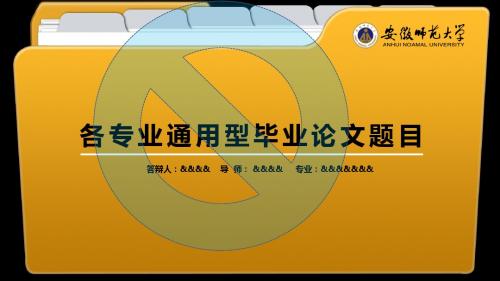 河北大学经典优秀毕业设计答辩精美ppt模板—最新简约精致型(五)