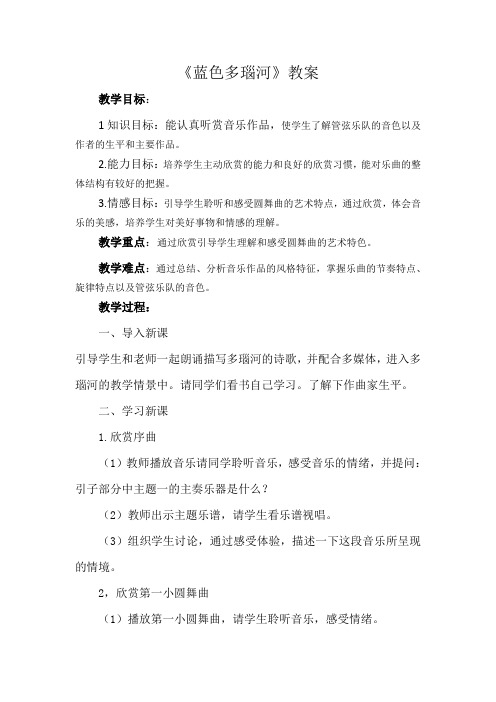 蓝色多瑙河