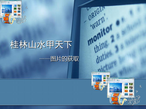 初中信息技术上册《图片的获取》课件