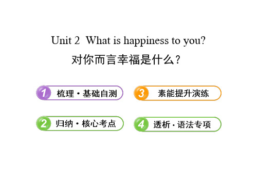 M6U2-What-is-happiness-to-you---Revision