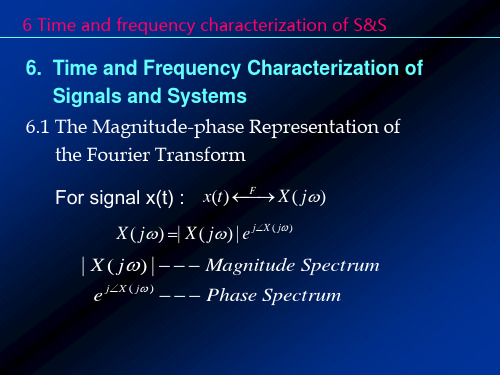 信号与系统奥本海姆原版PPT第六章