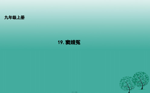 吉林省长市九年级语文上册19窦娥冤课件长版