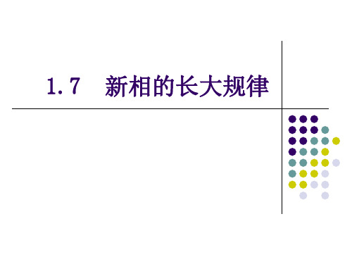 新相的长大