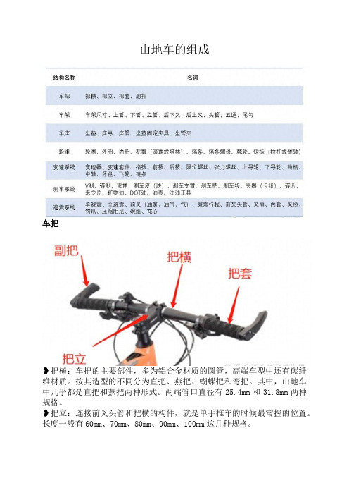 山地车的组成