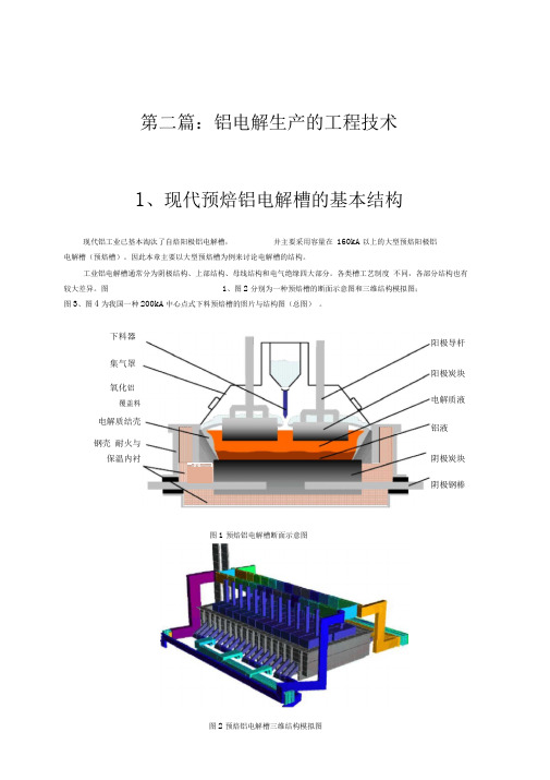 第一章现代预焙铝电解槽的基本结构