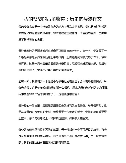 我的爷爷的古董收藏：历史的痕迹作文